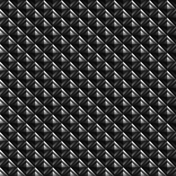 Mörksvart Geometriskt Rutnät Kolfiber Bakgrund Modern Mörk Abstrakt Sömlös Konsistens — Stockfoto