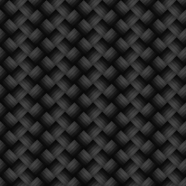 Tmavě Černá Geometrická Mřížka Uhlíkové Vlákno Pozadí Moderní Tmavé Abstraktní — Stock fotografie