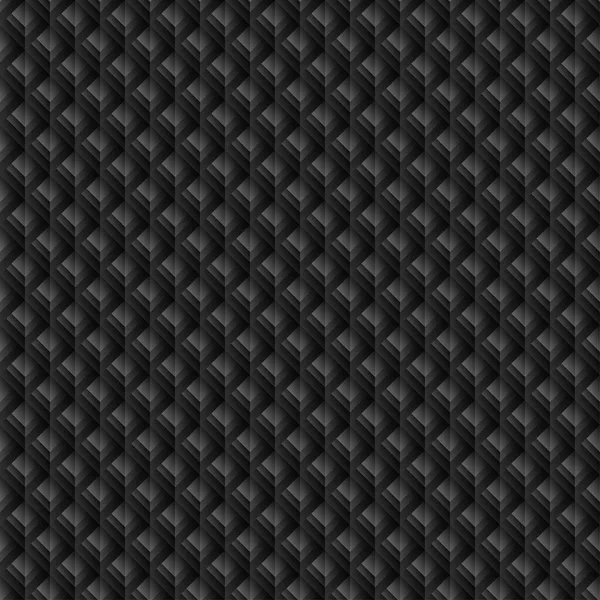 Dark Black Geometric Grid Carbon Fiber Background Modern Dark Abstract — Stock Photo, Image