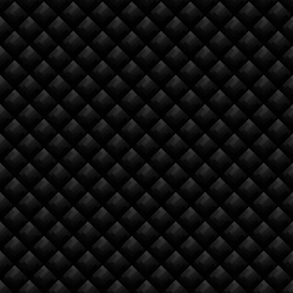 Dark Black Geometric Grid Carbon Fiber Background Modern Dark Abstract — Stock Photo, Image