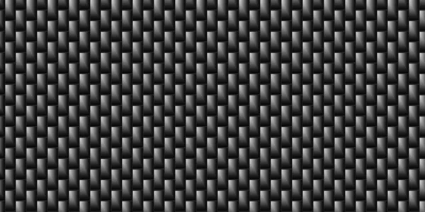 Dark Black Geometric Grid Carbon Fiber Background Modern Dark Abstract — Stock Photo, Image