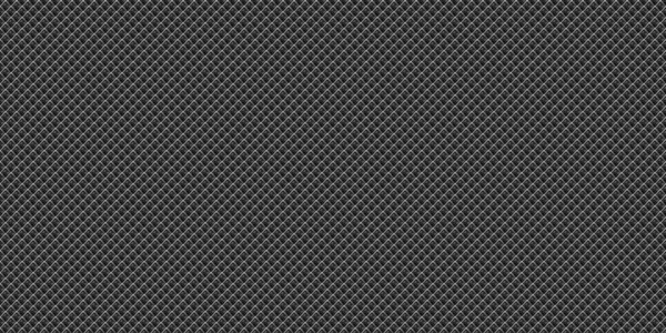 ダークブラック幾何学的グリッド炭素繊維の背景現代のダーク抽象的なシームレスなテクスチャ — ストック写真