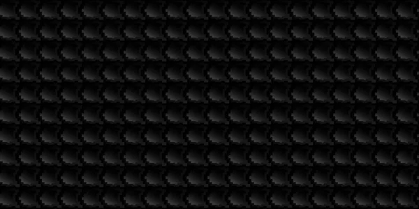 Grilla Geométrica Negra Oscura Fondo Fibra Carbono Textura Moderna Abstracta — Foto de Stock