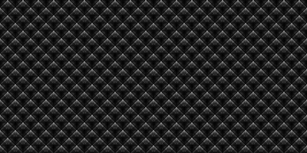 Ciemnoczarna Siatka Geometryczna Włókno Węglowe Tło Nowoczesne Ciemnoabstrakcyjne Bezszwowe Tekstury — Zdjęcie stockowe