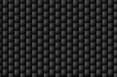 Koyu siyah Geometrik ızgara karbon fiber arka plan Modern koyu soyut dikişsiz doku