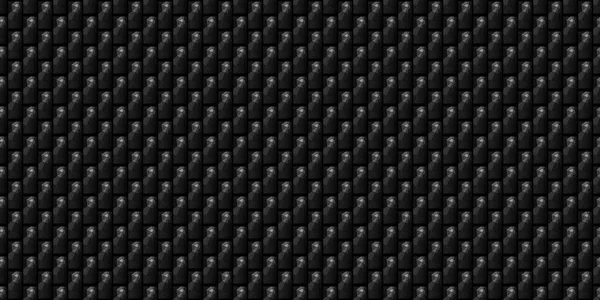 Koyu siyah Geometrik ızgara karbon fiber arka plan Modern koyu soyut dikişsiz doku