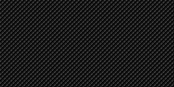 Dark Black Geometric Grid Carbon Fiber Background Modern Dark Abstract — Stock Photo, Image