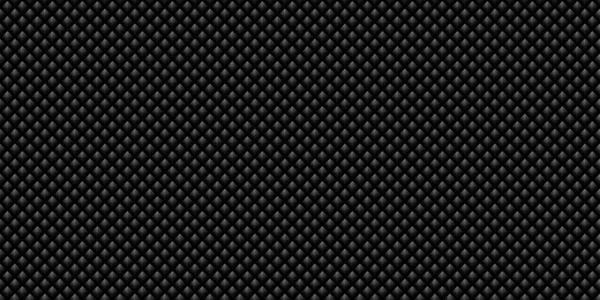 Dark Black Geometric Grid Carbon Fiber Background Modern Dark Abstract — Stock Photo, Image