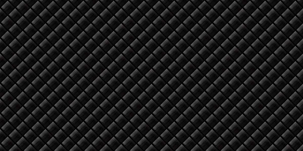 Grilla Geométrica Negra Oscura Fondo Fibra Carbono Textura Moderna Abstracta —  Fotos de Stock