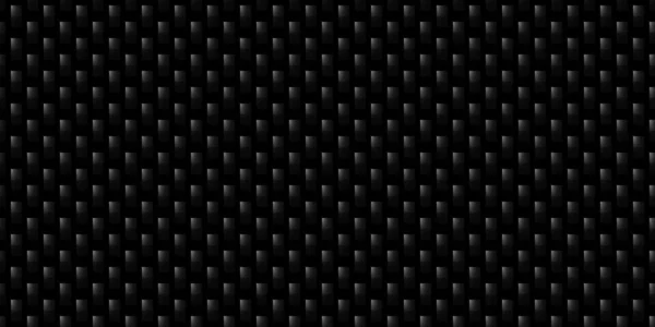 Dark Black Geometric Grid Carbon Fiber Background Modern Dark Abstract — Stock Photo, Image