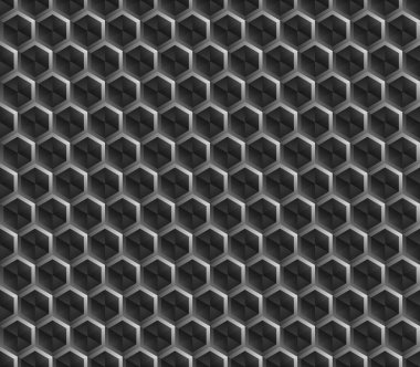 Altıgen yapısı Karanlık Geometrik Soyut Teknoloji arkaplanı