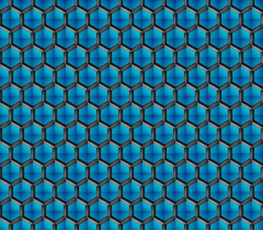 Renkli Altıgen yapısı Karanlık Geometrik Soyut Teknoloji arkaplanı