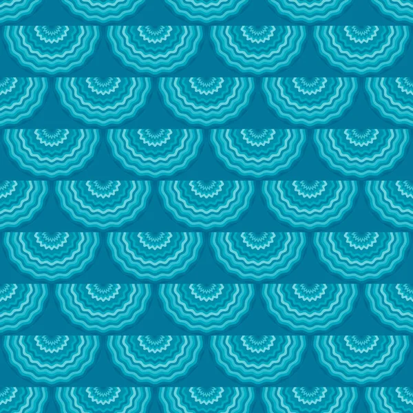 Etnia Azul Colorido Doodle Abstrato Sem Costura Padrão Geométrico Ornamental — Fotografia de Stock
