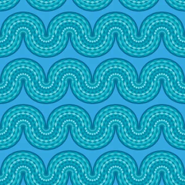 Étnico Colorido Azul Doodle Abstracto Inconsútil Geométrico Ornamental Patrón Vintage —  Fotos de Stock