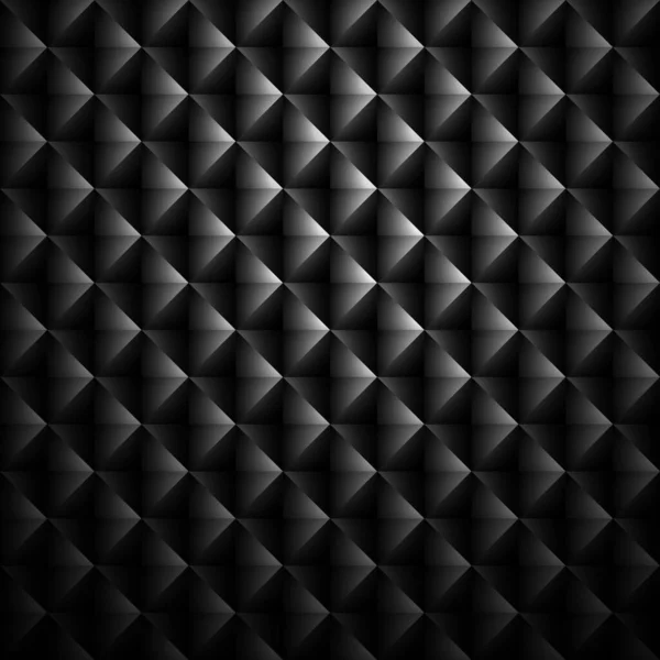 暗黑色几何网格背景碳纤维现代暗抽象矢量纹理 — 图库照片