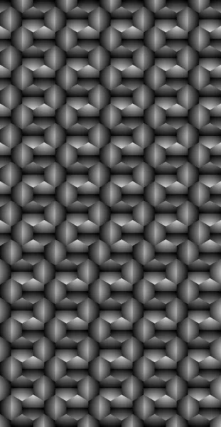 Struttura Esagonale Oscuro Geometrico Astratto Sfondo Tecnologia — Foto Stock