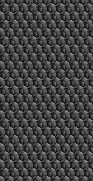 Εξάγωνη Δομή Σκούρο Γεωμετρικό Αφηρημένο Φόντο Τεχνολογίας — Φωτογραφία Αρχείου