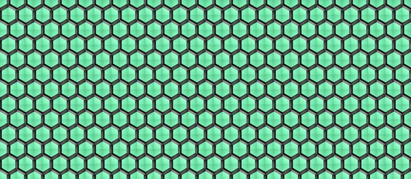 Színes Hexagon Szerkezet Sötét Geometrikus Absztrakt Technológia Háttér — Stock Fotó