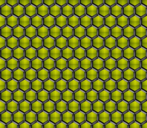 Colorato Struttura Esagonale Scuro Geometrico Astratto Tecnologia Sfondo — Foto Stock