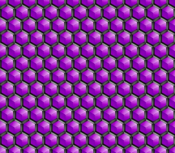 Kleurrijke Hexagon Structuur Donkere Geometrische Abstracte Technologie Achtergrond — Stockfoto