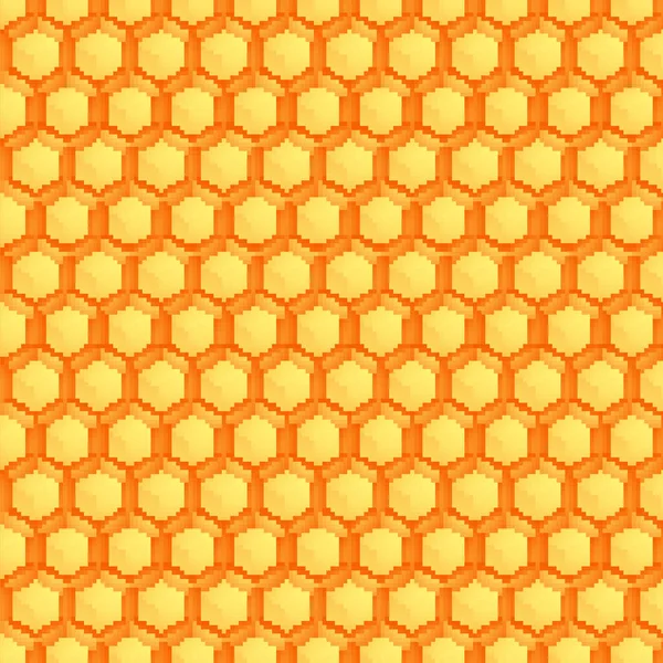 Colorful Hexagon Structure Dark Geometric Abstract Technology Background Pixel Art — Stock Photo, Image