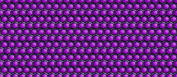 Színes Hexagon Struktúra Sötét Geometrikus Absztrakt Technológia Háttér Pixel Művészet — Stock Fotó