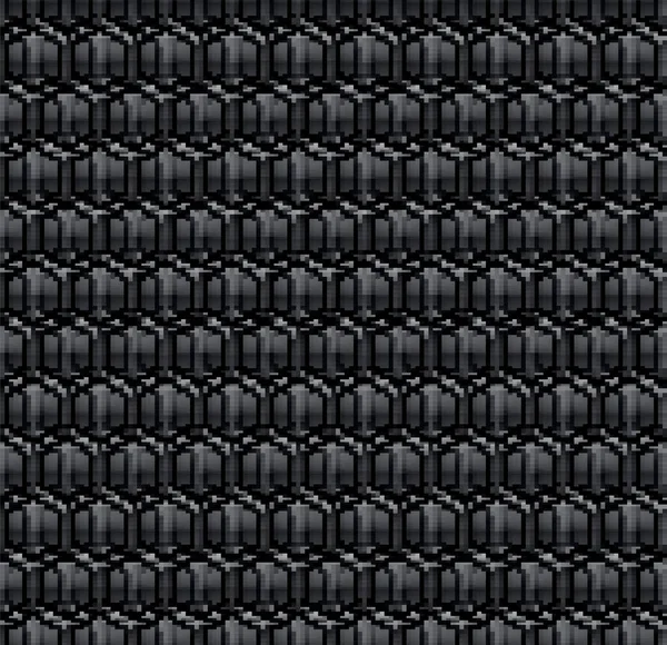 Hexagon Structure Dark Geometric Abstract Technology Background Pixel Art Style — Stock Photo, Image