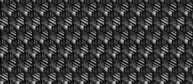 Altıgen yapı Karanlık Geometrik Soyut Teknoloji Arkaplan Pikseli Sanat Biçimi