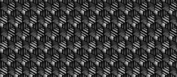 Estrutura Hexágono Geométrico Escuro Abstrato Tecnologia Fundo Pixel Arte Estilo — Fotografia de Stock