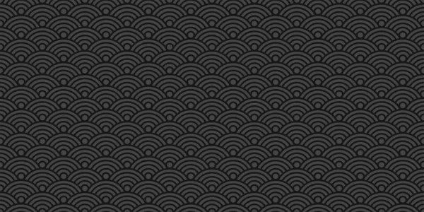 Japanese geometric background Wave seamless pattern