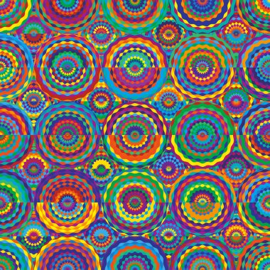 Etnik Renkli Karalama soyut dikişsiz geometrik süslemeli desen Vintage doğu dekoratif unsurları arka plan