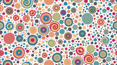 Memphis şablonu, farklı şekillere sahip asgari arkaplan geometrik deseni 