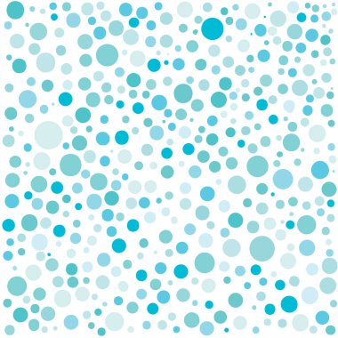 Renkli El soyut mavi arkaplan benek desenli nokta deseni çizdi