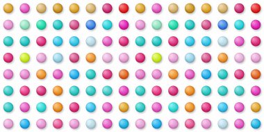 Colorful Hand drawn abstract background Polka dot pattern Dotwork clipart