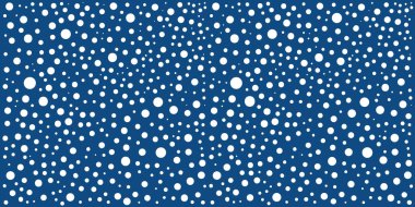 Renkli El soyut mavi arkaplan benek desenli nokta deseni çizdi