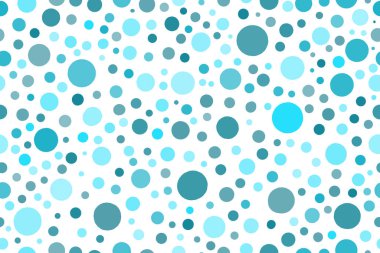 Renkli El soyut mavi arkaplan benek desenli nokta deseni çizdi