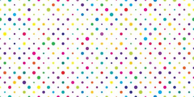 Renkli El soyut arkaplan Polka nokta desenli nokta deseni çizdi