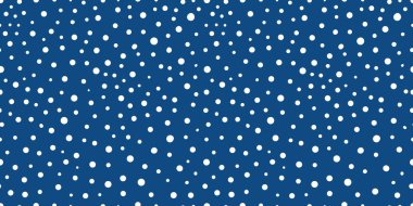 Renkli El soyut mavi arkaplan benek desenli nokta deseni çizdi