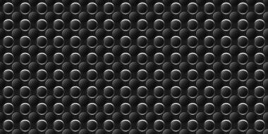 Yüzüklü siyah ve beyaz, kusursuz geometrik desen