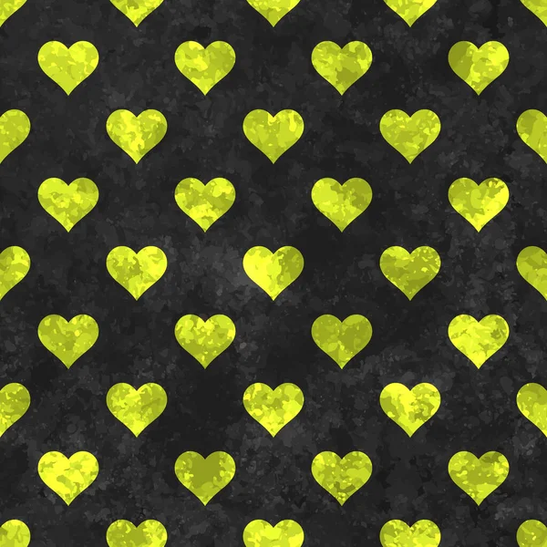 Corações Sem Costura Padrão Grunge Mão Desenhado Dia Dos Namorados — Fotografia de Stock