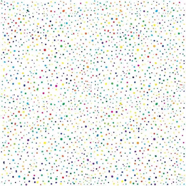 色彩斑斓的手绘抽象背景Polka点图案 — 图库照片