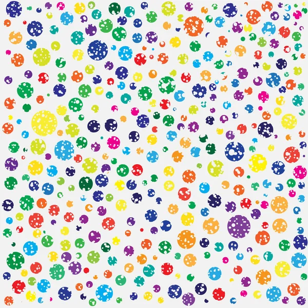 Colorful Hand Drawn Abstract Background Polka Dot Pattern Dotwork — Stock Photo, Image
