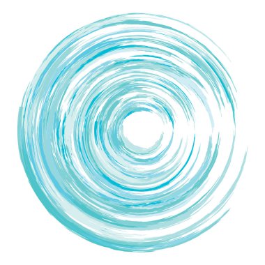 Renkli grunge boya dairesi vektör elementleri Vektör illüstrasyonu