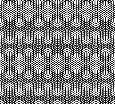 Soyut altıgen arkaplan geometrik ızgara dikişsiz desen