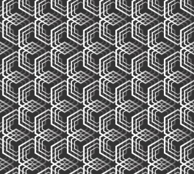 Soyut altıgen arkaplan geometrik ızgara dikişsiz desen