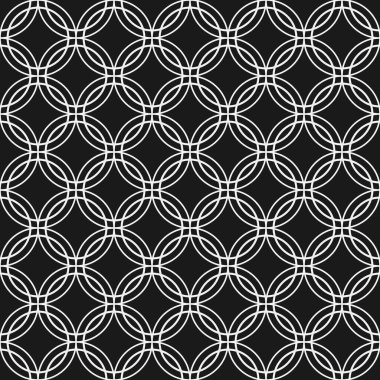 Geometrik halkalar pürüzsüz desen arkaplan Modern soyut geometrik ızgara dokusu