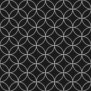 Geometrik halkalar pürüzsüz desen arkaplan Modern soyut geometrik ızgara dokusu