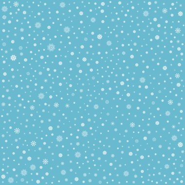 Noel ve Yeni Yıl tasarımı için kar taneleri arkaplanlı soyut doku deseni