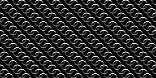 Diagonal Metallic Chain Background Dark Texture Chains — Stock Photo, Image