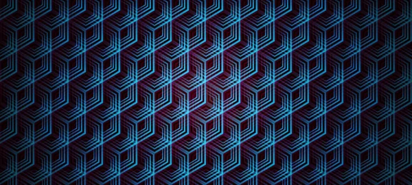Hexagonstructuur Donkere Geometrische Abstracte Technologie Achtergrond — Stockfoto